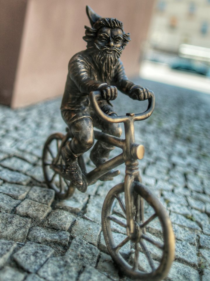 Krasnal na rowerze Wrocław wycieczka jednodniowa